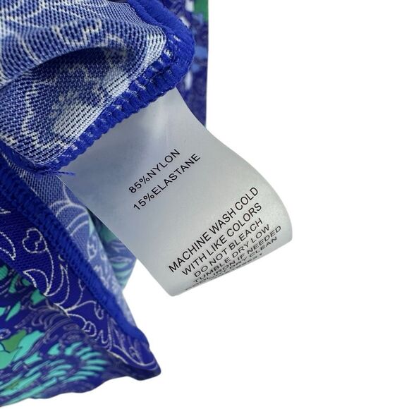 Johnny Was Wild Flower Top XXL Active Long Sleeve Mesh Workout Gym #h - Picture 6 of 8